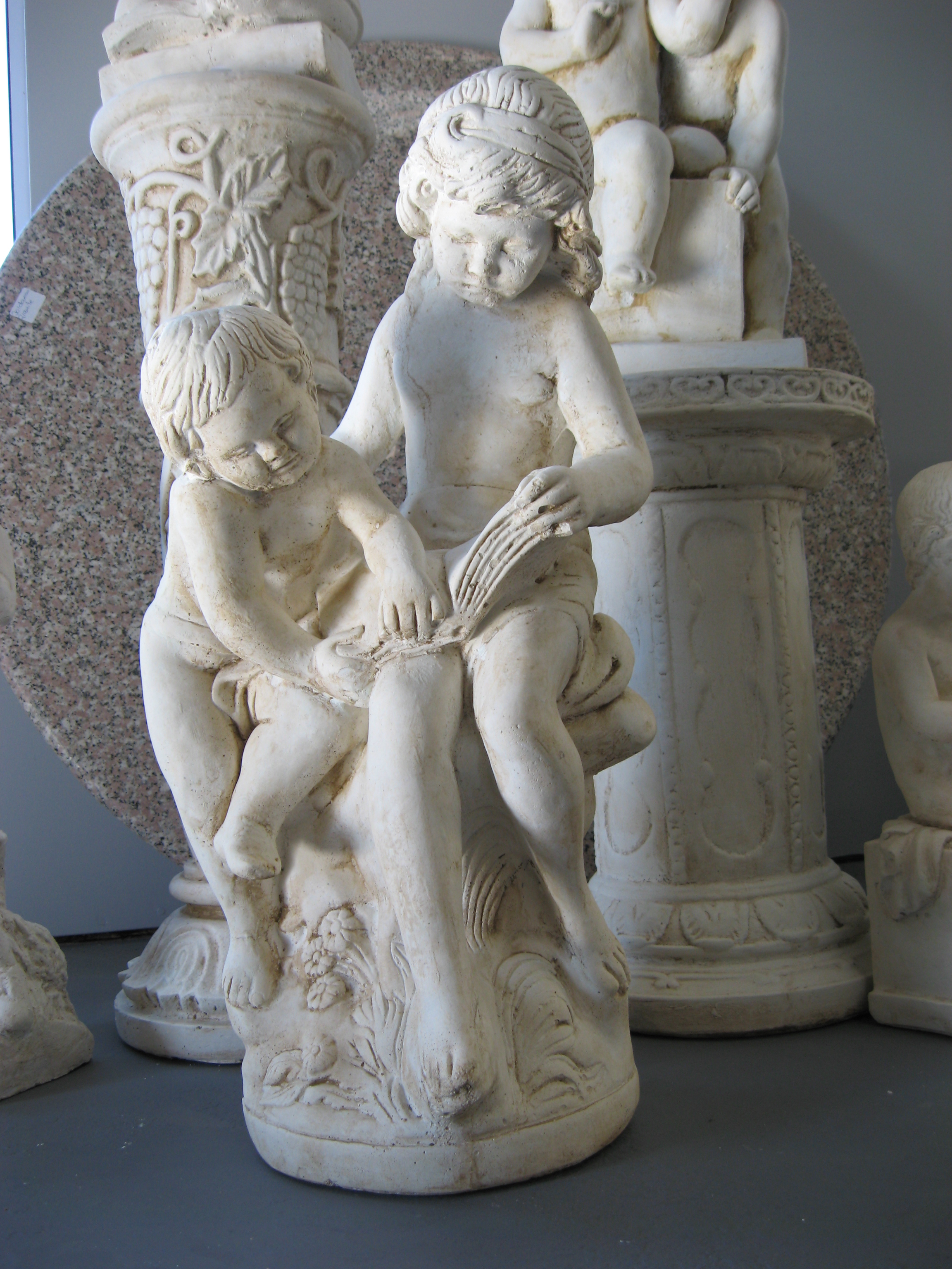 Boy and Girl Reading