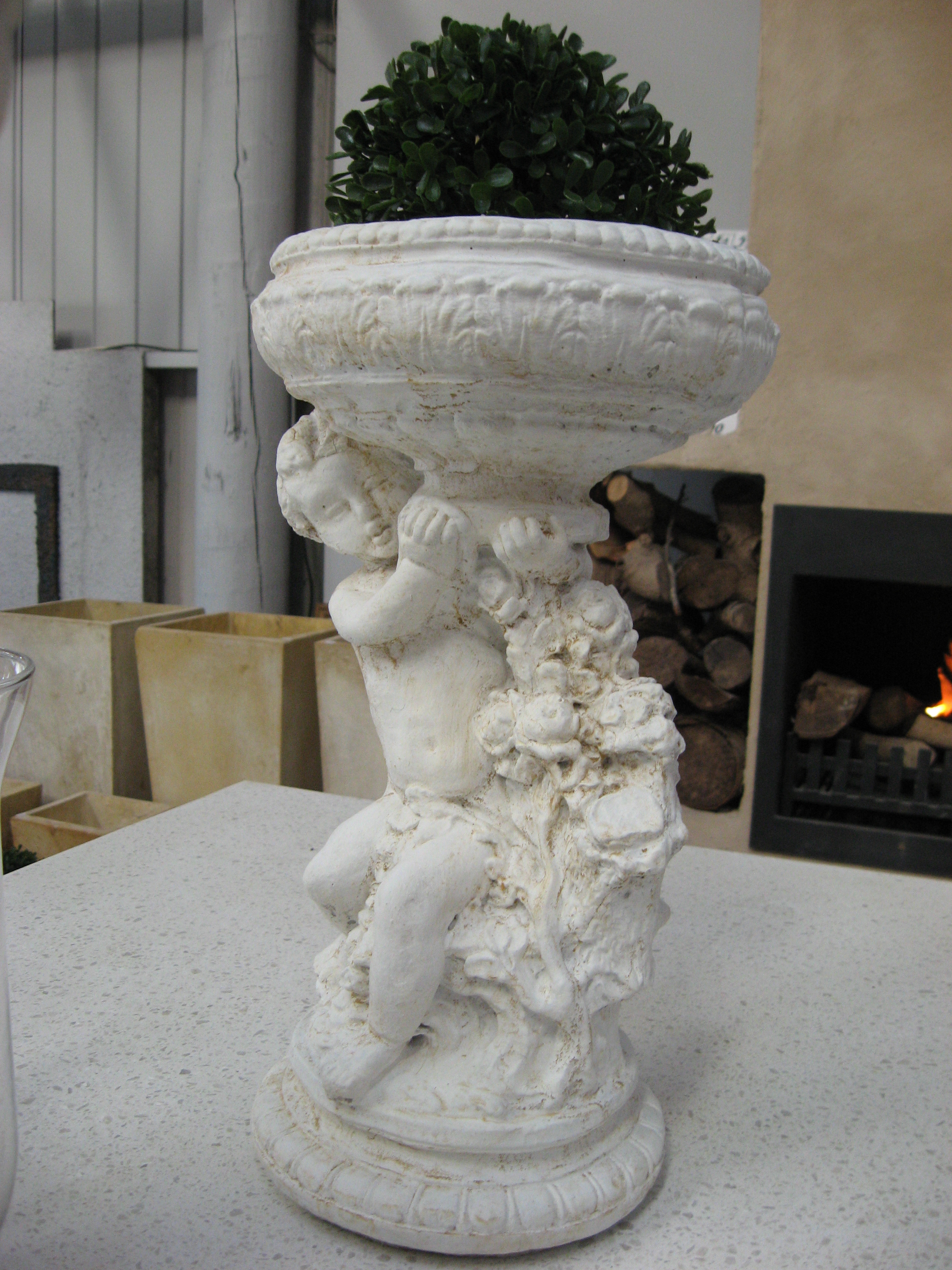Cherub Candle Holder Left