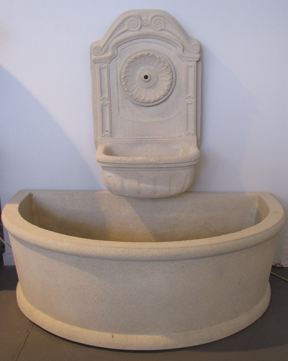 Half Round Trough